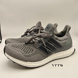 ADIDAS ULTRABOOST 1.0 MEN'S 8 GREY BOOST RUNNING SHOES HQ4200 NWOB